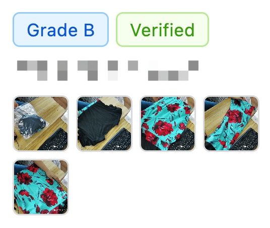 Inspection Case 03: ZQ quality inspection photo record with a product quality score