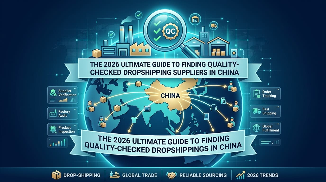 Comprehensive 2026 guide for sourcing quality-checked dropshipping suppliers in China, featuring supplier verification, factory audits, and fast shipping trends.