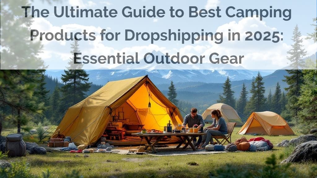 The Ultimate Guide to Best Camping Products for Dropshipping in 2025: Essential Outdoor Gear