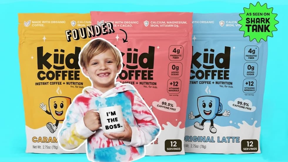 Kiid Coffee founder and product lineup, consumer brand that grew from online store to national retail
