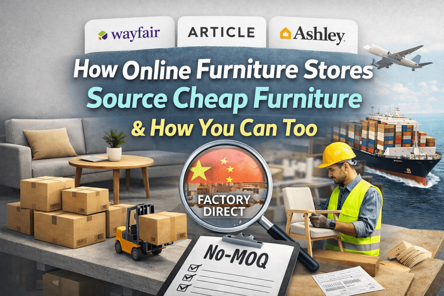 How Online Furniture Stores Source Cheap Furniture (And How You Can Too)