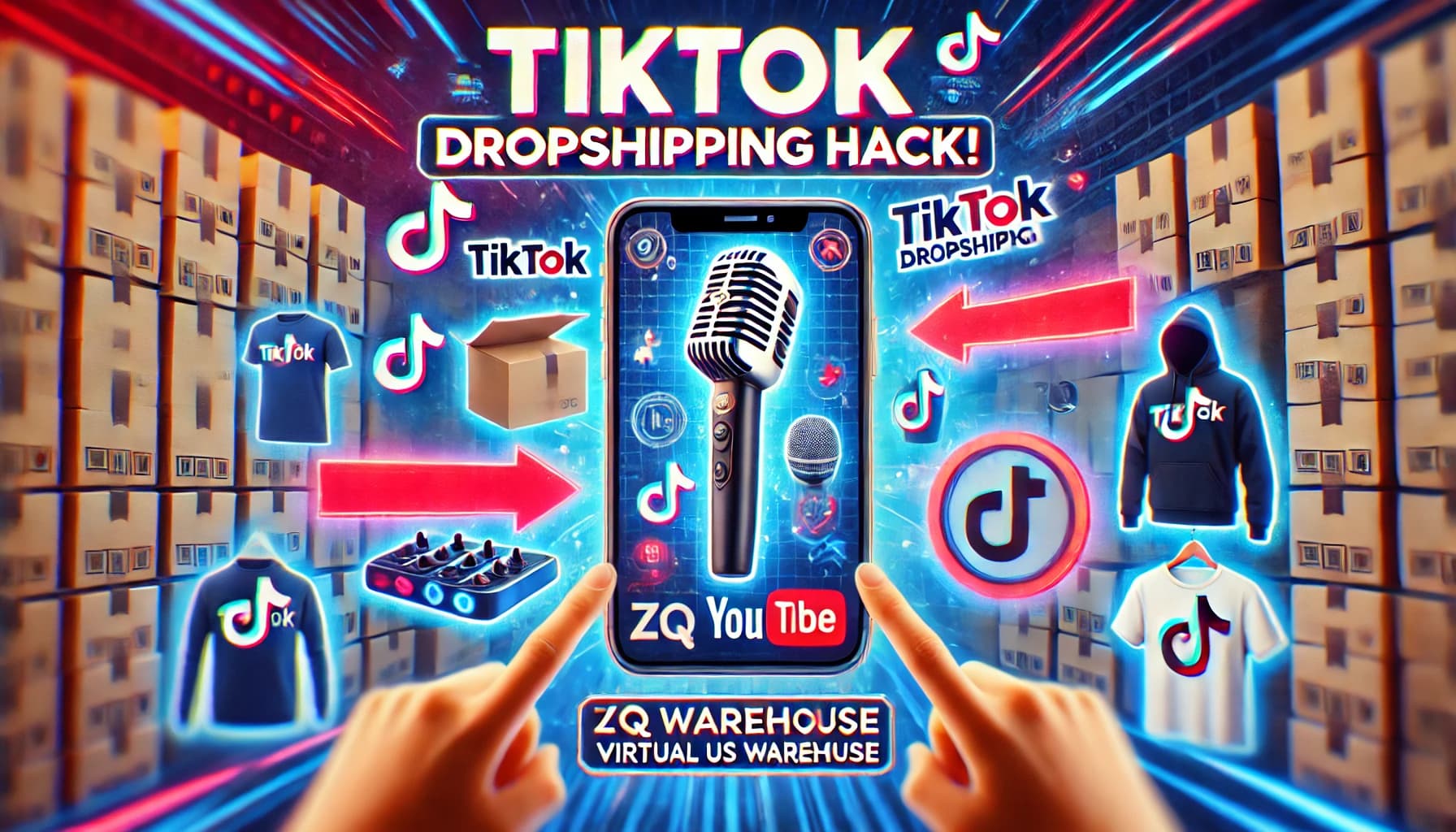 TikTok Shop dropshipping sourced from 1688