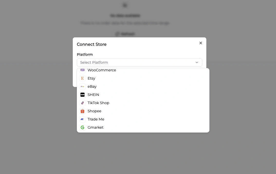 E-commerce channel integrations for multichannel order fulfillment